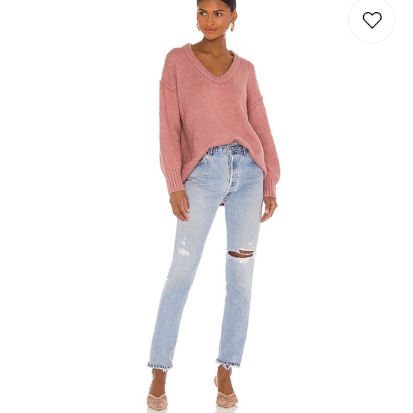 Free People Brookside Sweater- Alpine Rose NWT - Picture 10 of 11